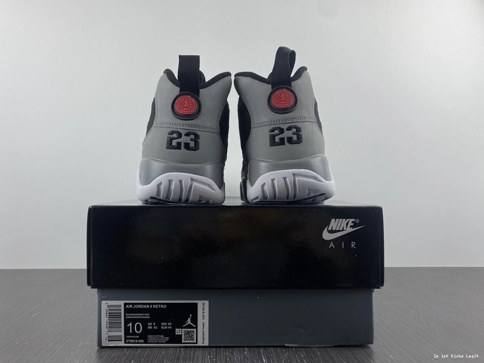 Grey - CT8019-060 Particle Jordan 9 Retro 1120